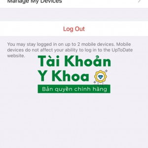 Tài khoản Uptodate 6 Mua tài khoản Uptodate giá rẻ